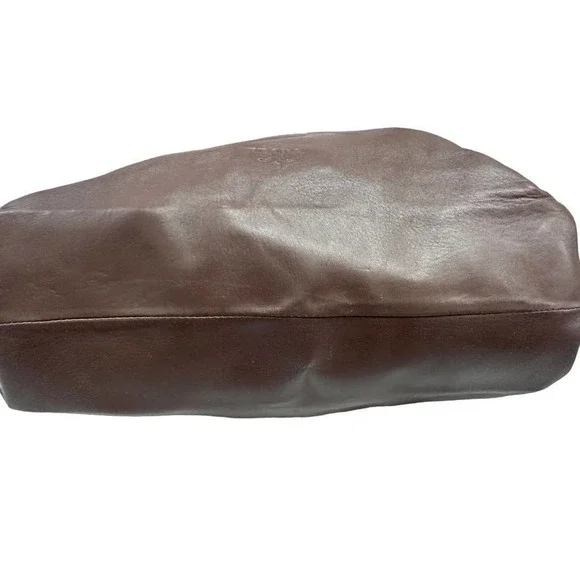 Prada Brown Lamb Leather Tote Large - Picture 5 of 14